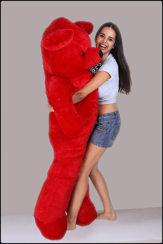JAI MAA KAMLA Z_Cute Stuffed toy 428  - 90 cm(Red)