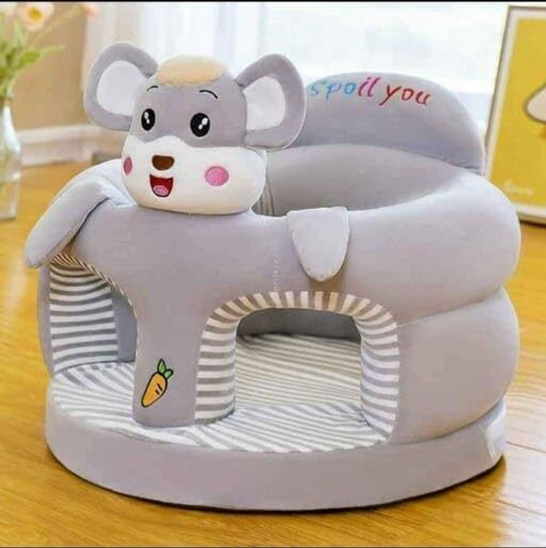 ARGHAV MOUSE SITTING SOFA/SOFT TOYS/KIDS SITTING SOFA/GIFT FOR BABY - 45 cm(Grey)