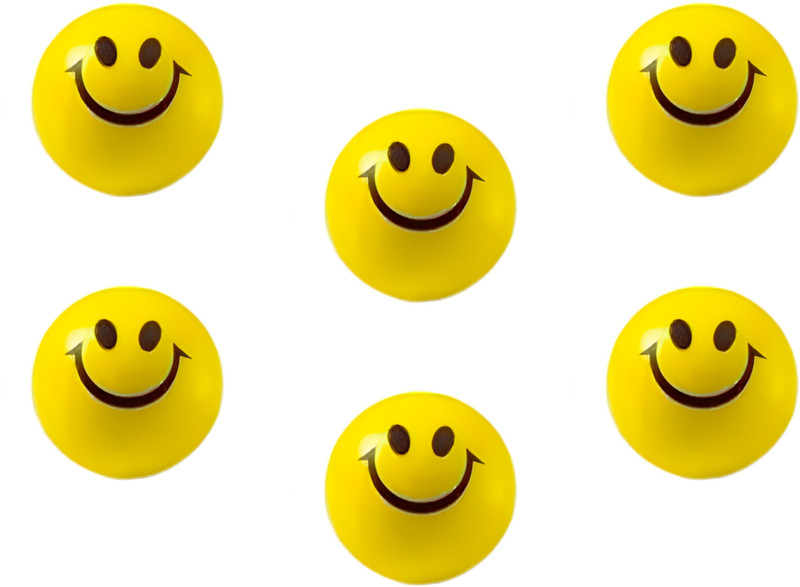 ShubhKraft Soft Smiley Stress Ball for Anxiety Relief and Hand Exercises  - 2.5 inch(Yellow)