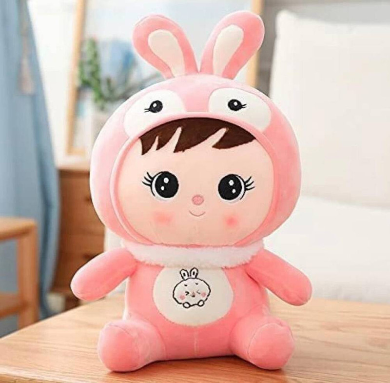 ATHRAVTOYS pink doll soft stuff53  - 30 cm(Pink)