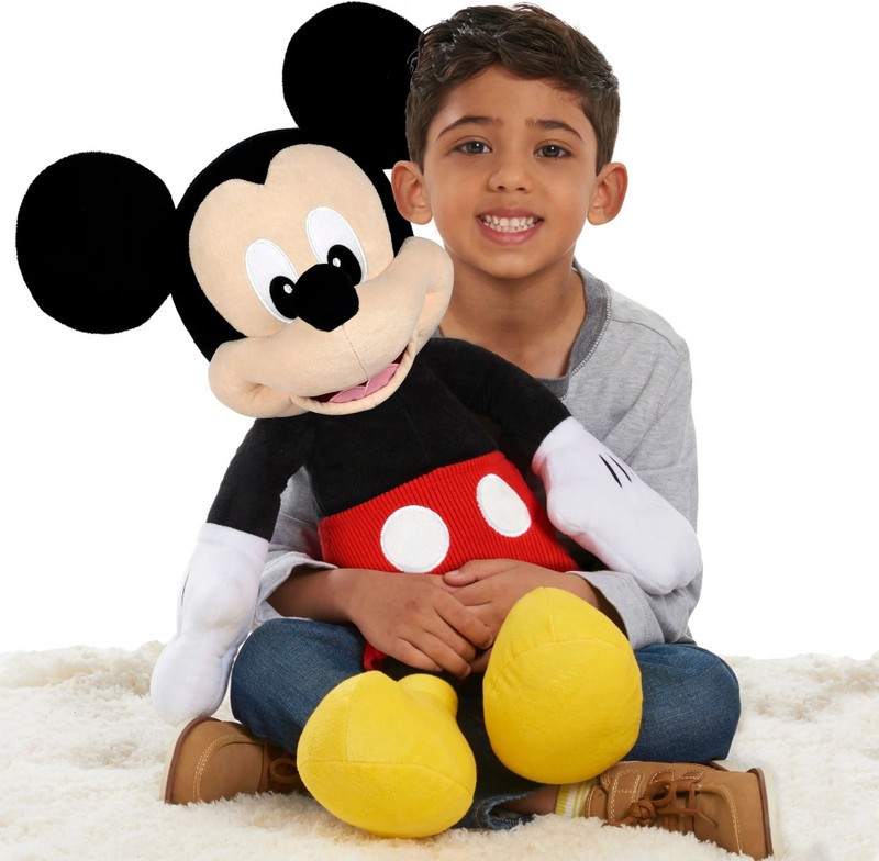 Tiny Miny Mickey Mouse Stuffed Toy - 30 cm(Red)