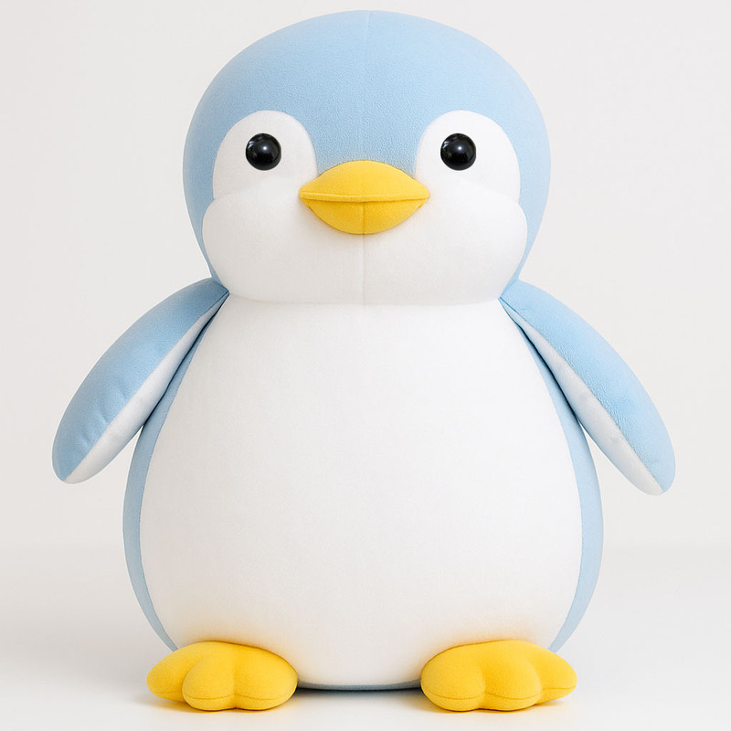 Toyingly Blue Penguin Plushie Soft Toy For Kids And For Room Decoration - 30 cm(Blue)