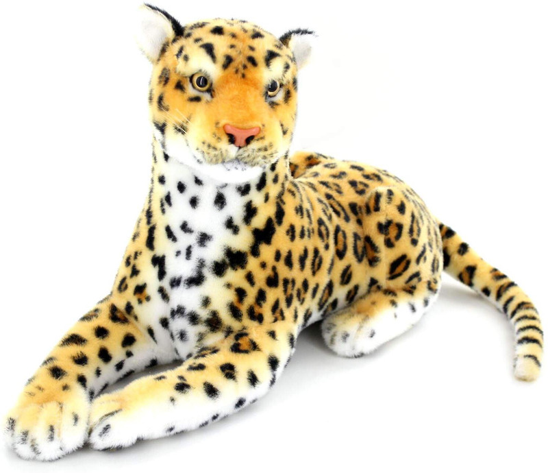 Winberg Cheetah Soft Plush animal toy - 26 cm  - 26 cm(Black, Yellow)