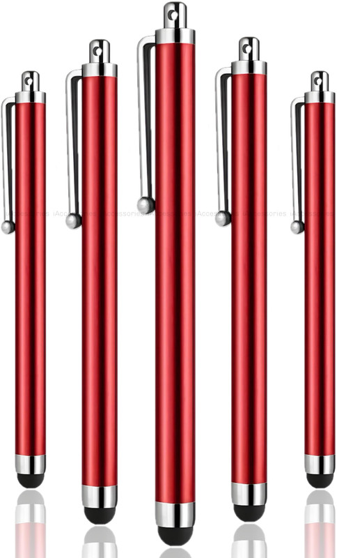iAccessories Stylus Pen for Touchscreen Devices, Tablets, iPad, iPhone, Android (Pack of 10) Stylus(Multicolor)