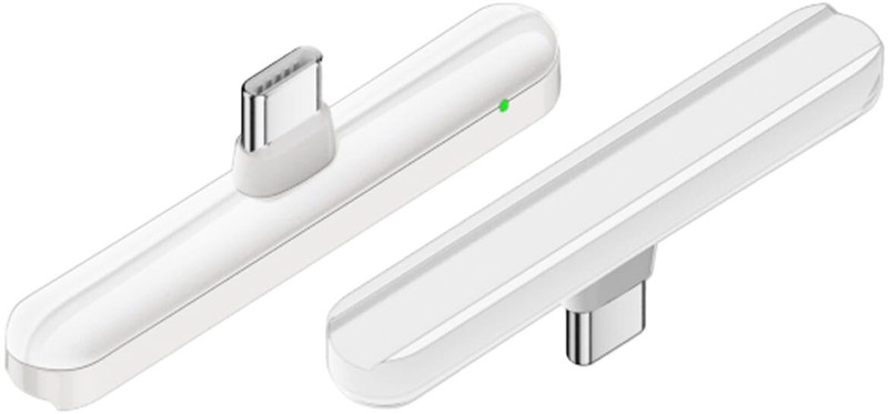 Tobo USB C to Pencil 2nd Gen Charging Adapter, Magnetic Wireless Charger TD-1594WA Stylus(White)