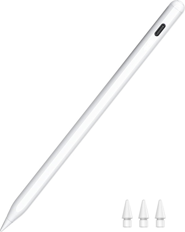 Miracase Stylus Pen for iPad 2018-2024, Fast Charging Pencil (1st Generation) Stylus(White)