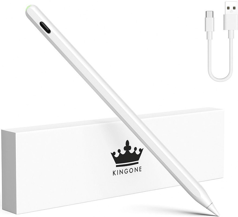MAKTKI stylus pen/ active pencil for ipad tilt sensor and sensitivity Stylus(White)