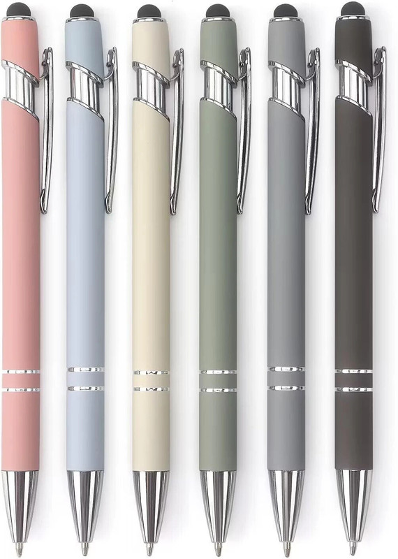 HGC 6PCS 2 IN 1 STYLUS PEN SET Stylus(Multicolor)