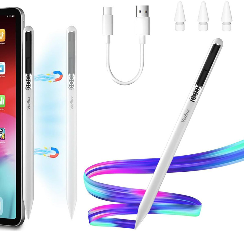Zorbes Stylus Pen for iPad USB C Pencil with LED Power Display Compatible Models Stylus(NA)