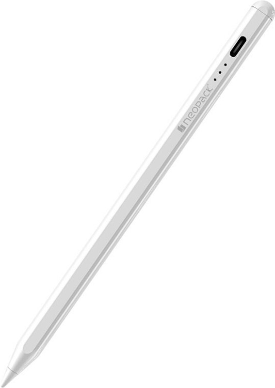 Neopack Universal Magnetic Sketch Pencil with Long Battery Life and USB-C Port Stylus(White)