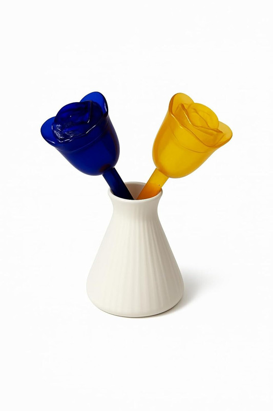 RK Engineering Works Elegant Rose Style Salt and Pepper Shaker Set Sugar Shaker 20 gm