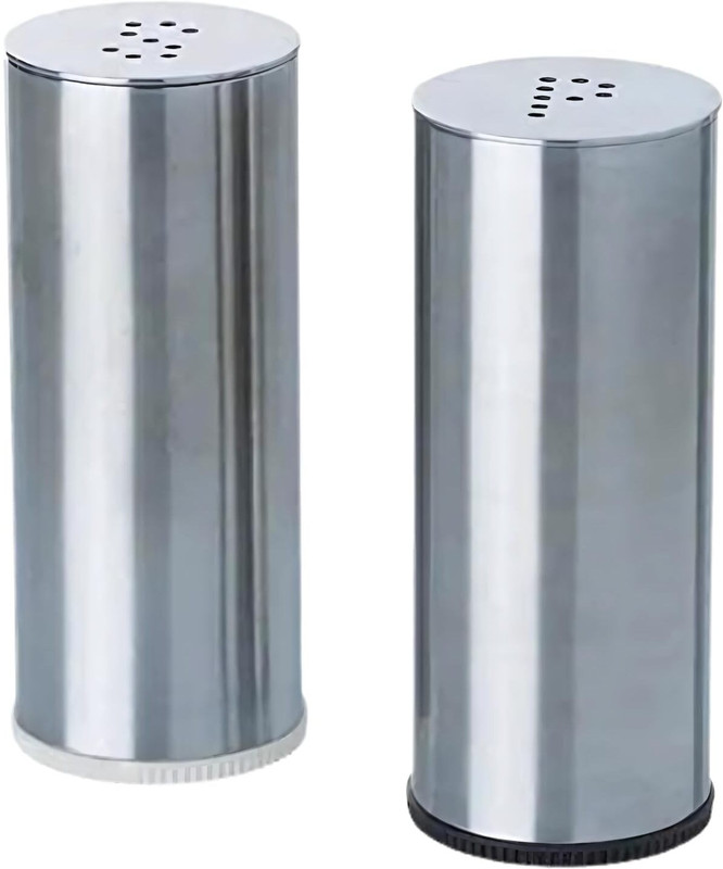 WHALECRAFT Transparent Dazzle Salt N Pepper Shaker Set, Salt & Pepper Shaker Set, Maroon Sugar Sprinkler 100 gm