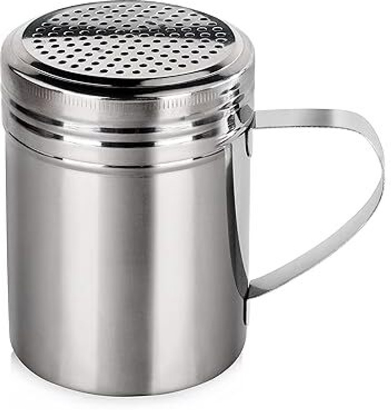 finality Dredger with Handle|Salt & Pepper Shaker with Handle, Pack of 1 Sugar Sprinkler Shaker 350 gm
