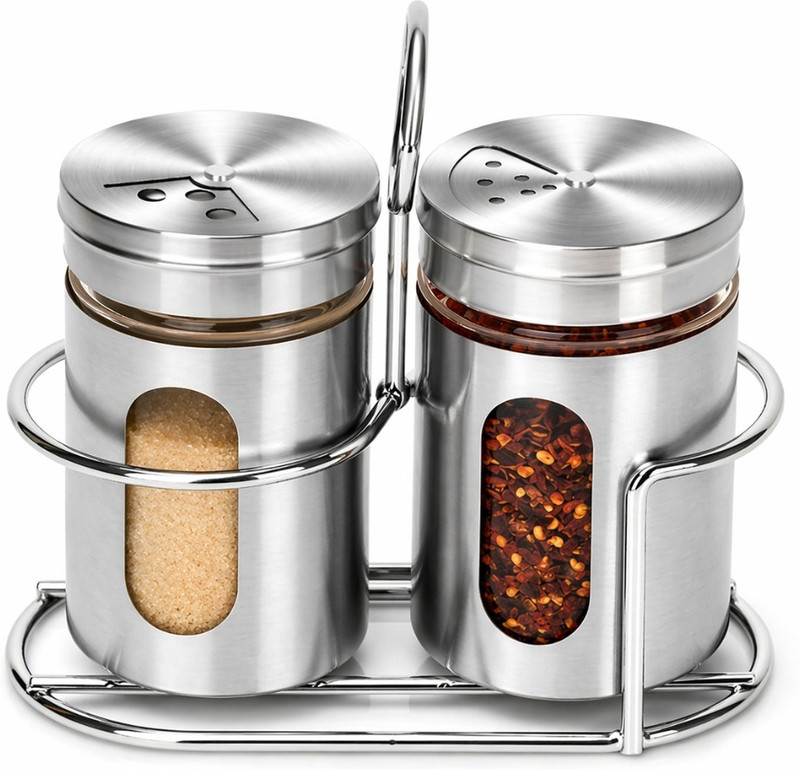 Kyotobag Stainless Steel and glass Sugar Shaker 100 gm