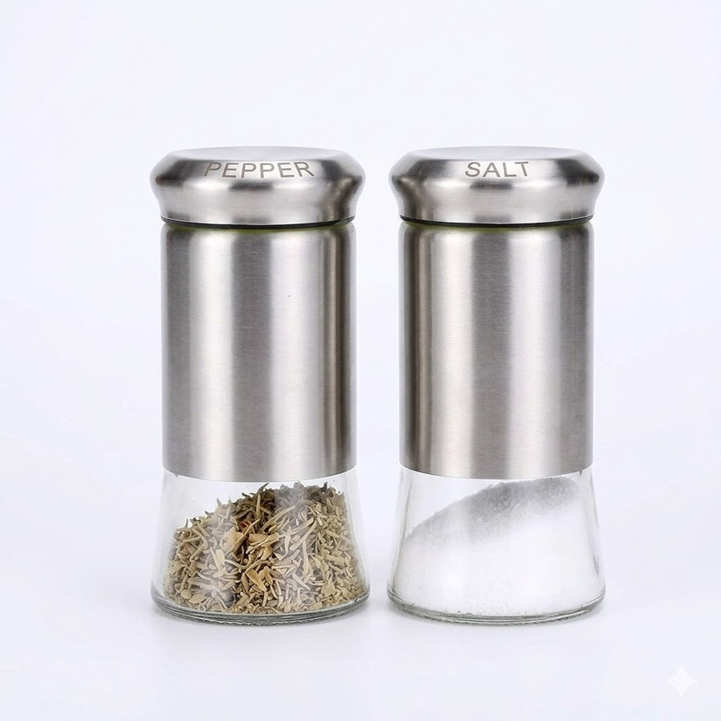 shree yamuna enterprice SHAKER_B SILVER Sugar Sprinkler Shaker 100 gm