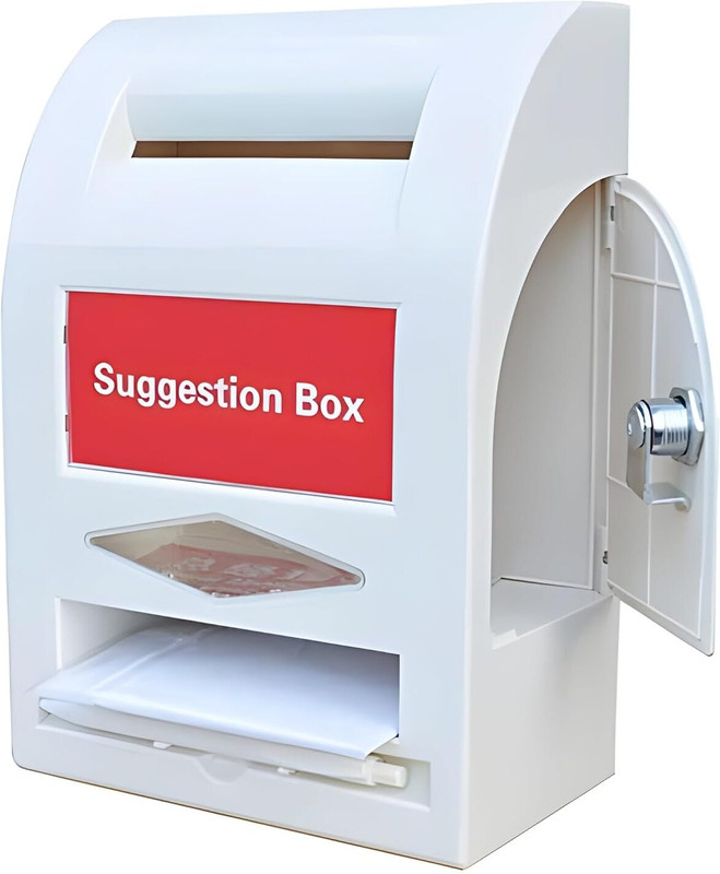 Keetoz Multipurpose Letter/Suggestion/Complaint/Donation Box With Lock Suggestion Box(Multicolor)