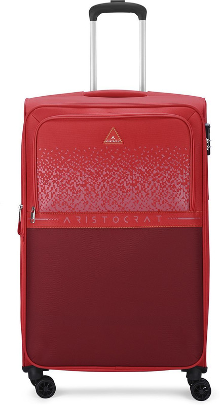 ARISTOCRAT Drift Check-in Trolley Bag | Soft Luggage | Combination Lock with Sturdy Zipper Expandable  Check-in Suitcase 8 Wheels - 28 inch