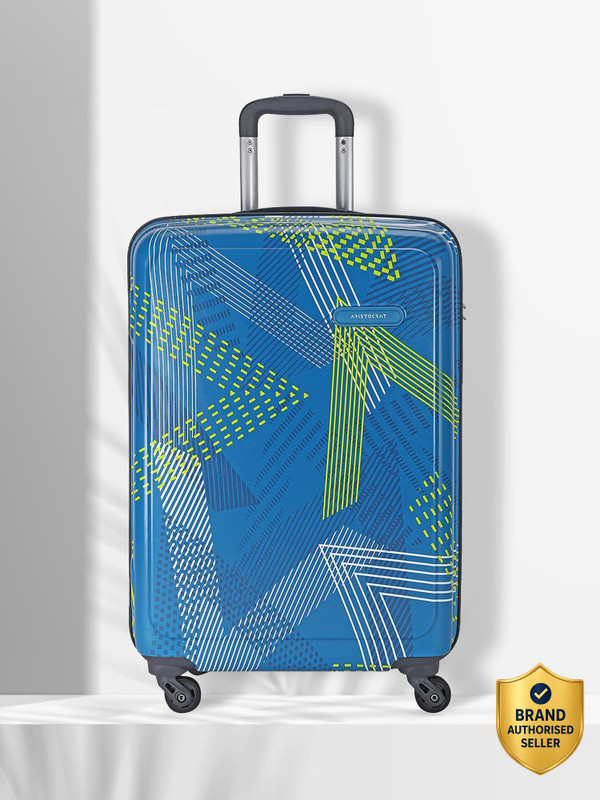 ARISTOCRAT DUAL EDGE STROLLY 55 360° DE-T-BLUE Cabin Suitcase 4 Wheels - 22 Inch