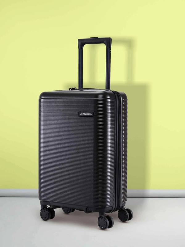 Stony Brook by Nasher Miles Dunes Hard-Sided Polycarbonate 20 inch Trolley Bag Cabin Suitcase 8 Wheels - 20 Inch