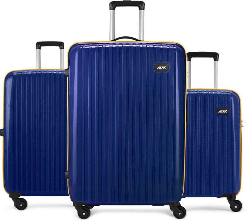 ALFA by VIP Excel Set of 3 (Small 55cm Medium 65cm Large 75cm) Suitcase Cabin & Check-in Set 4 Wheels - 30 Inch