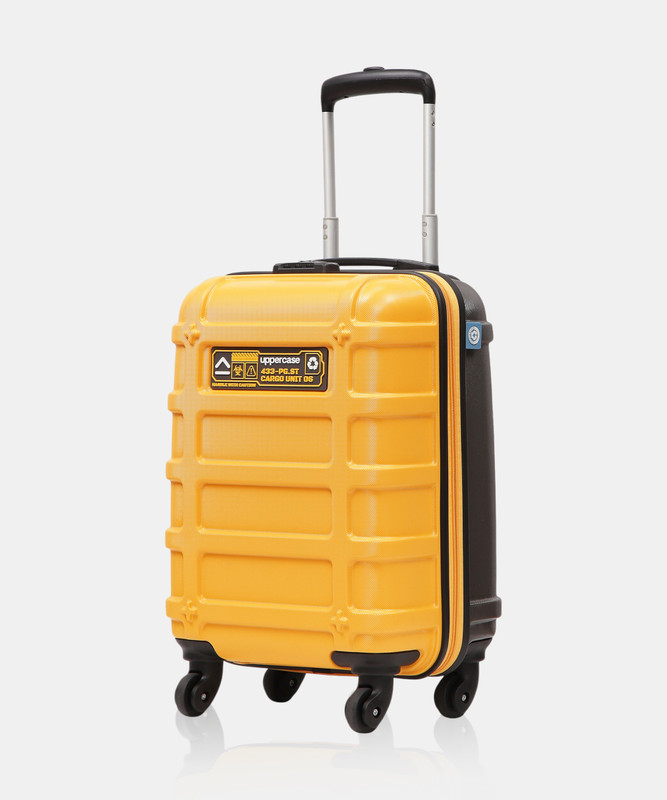 Uppercase Cargo Bag with Combination Lock & Mesh Convi Pack for Men and Women Cabin Suitcase 4 Wheels - 21 inch