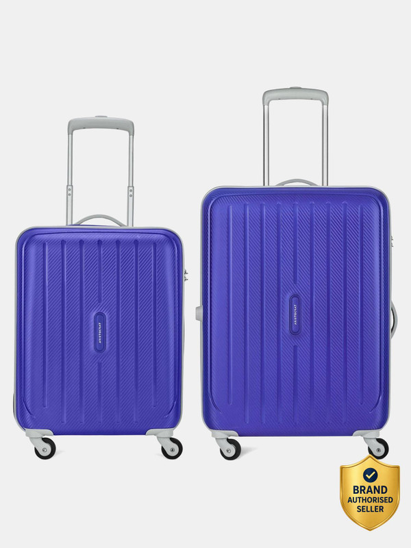 ARISTOCRAT Photon of 2 (Small 55cm | Medium 64cm) - Trolley Bag Cabin & Check-in Set 4 Wheels - 27 inch