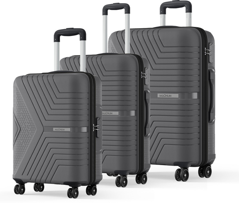 Safari Magnum Zeno 3 (Small 55cm | Medium 65cm | Large 75cm) Cabin & Check-in Set 4 Wheels - 30 Inches
