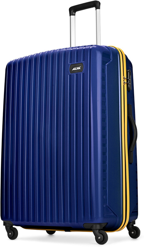 ALFA by VIP Excel Polypropylene | Trolley Bag With Combination Lock Check-in Suitcase 8 Wheels - 30 Inch