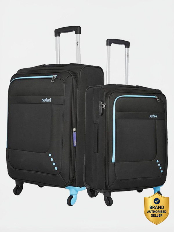 SAFARI STAR 2 (Small 56cm | Medium 65cm) Expandable Cabin & Check-in Set 4 Wheels - 26 inch