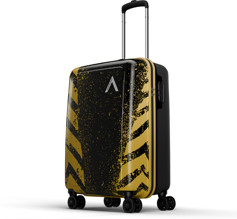 ARISTOCRAT by VIP Crossway Polycarbonate | Trolley Bag With Combination Lock Cabin Suitcase 8 Wheels - 21 Inch