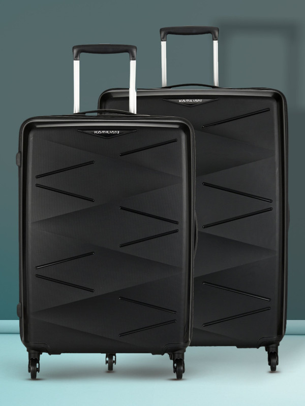 Kamiliant by American Tourister KAM TRIPRISM SP 2PC(68+79) BLK Check-in Suitcase 4 Wheels - 31 Inch