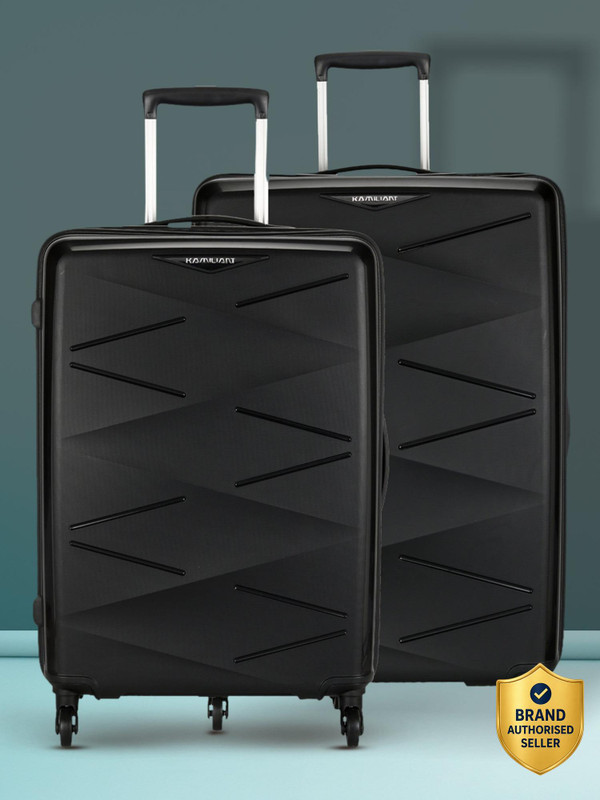 Kamiliant by American Tourister (Medium 68 Cm | Large 79 Cm)Combination Lock - Triprism Check-in Suitcase 4 Wheels - 31 Inch
