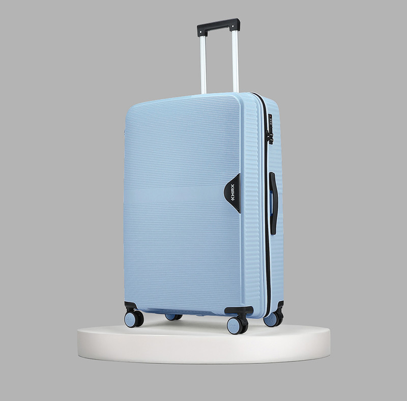 HRX by Hrithik Roshan Parabola (PP) Trolley-Cabin-Light Blue Cabin Suitcase 8 Wheels - 10 inch