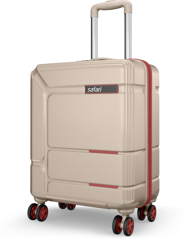 SAFARI SQUADRON 55 4W DARK CHAMPAGNE Cabin Suitcase 8 Wheels - 22 Inches