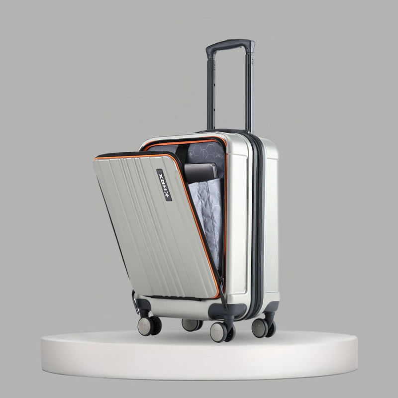 HRX by Hrithik Roshan Force Urban Trolley with Laptop Compartment Cabin Suitcase 8 Wheels - 22 inch