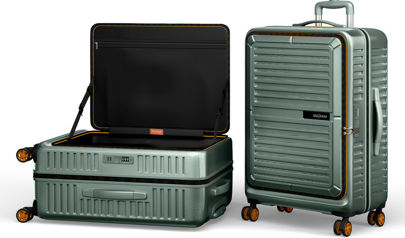 Safari THERON 77 4W DUSK GREEN Check-in Suitcase 8 Wheels - 30 Inches
