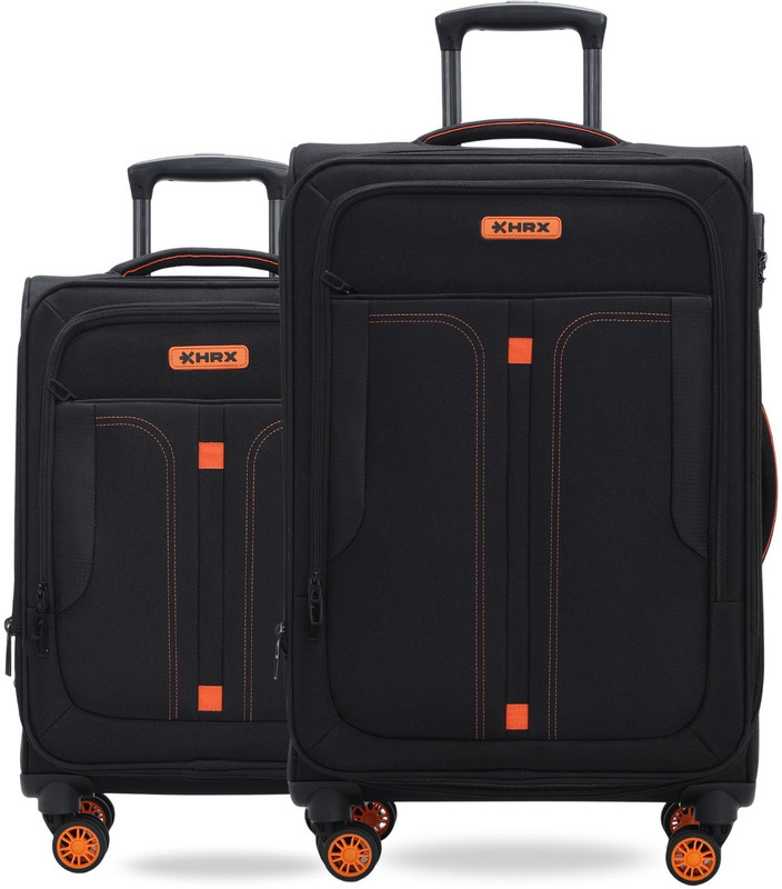 HRX Overdrive Spinner Expandable  Cabin Suitcase 4 Wheels - 22 inch