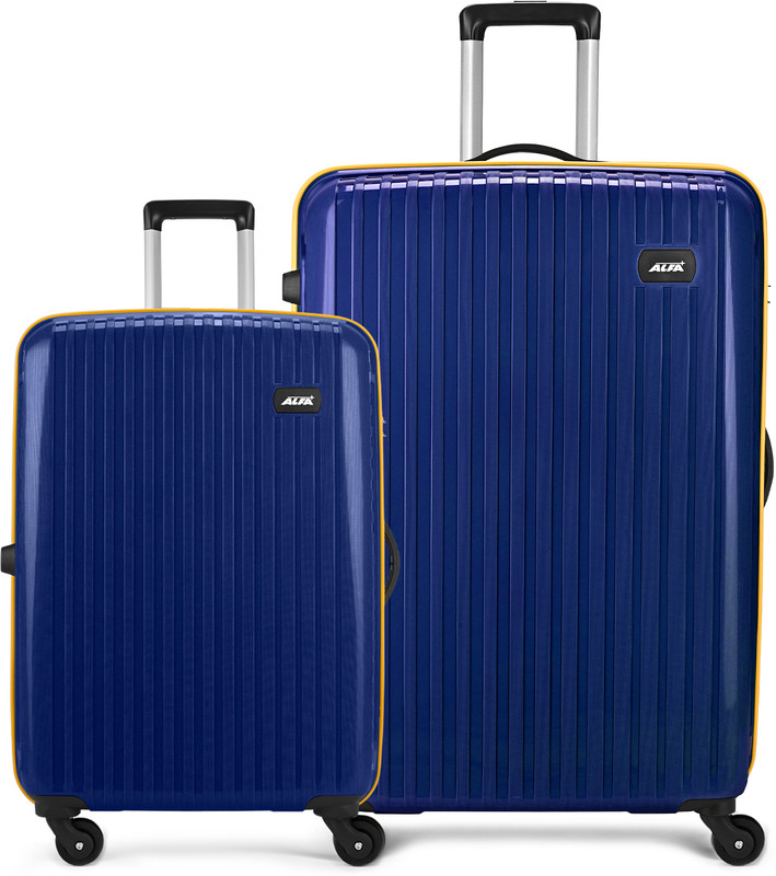 ALFA by VIP Excel 2 (Small 55cm| Medium 65cm) Suitcase With Combination Lock Cabin & Check-in Set 4 Wheels - 26 Inch