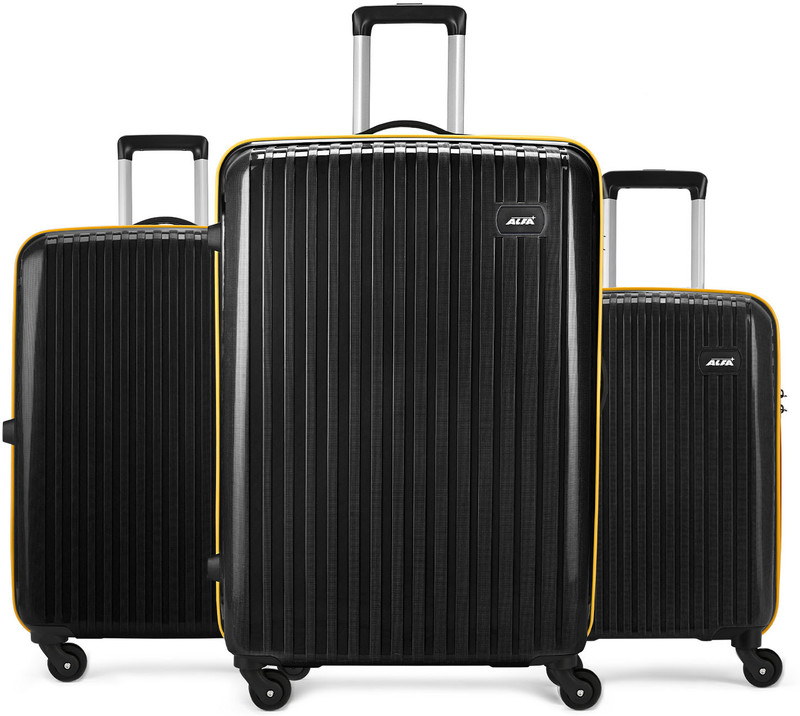 ALFA by VIP Excel Set of 3 (Small 55cm Medium 65cm Large 75cm) Suitcase Cabin & Check-in Set 4 Wheels - 30 Inch