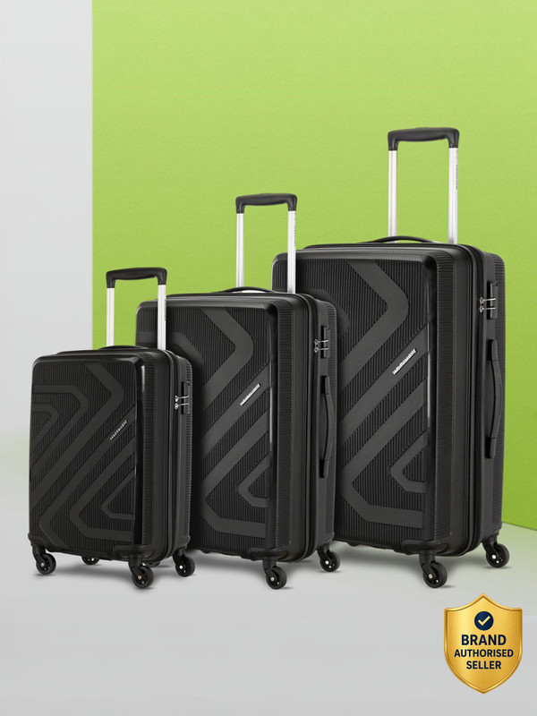 Kamiliant by American Tourister Combination Lock-Kiza(Small55Cm|Medium68Cm|Large79Cm) Cabin & Check-in Set 4 Wheels - 27 inch