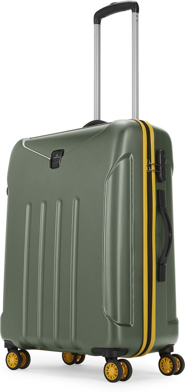 ARISTOCRAT Falcon Pro Polycarbonate | Trolley Bag With Combination Lock Check-in Suitcase 8 Wheels - 26 Inch