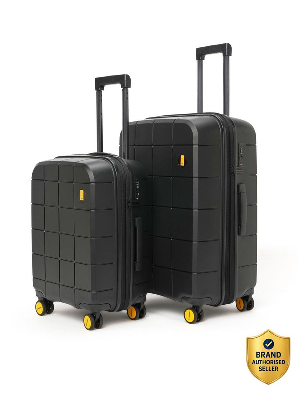 Mokobara The Hovercraft Expandable Luggage Set of 2 (Small 55cm | Medium 67cm) Expandable Cabin & Check-in Set 8 Wheels - 26 inch