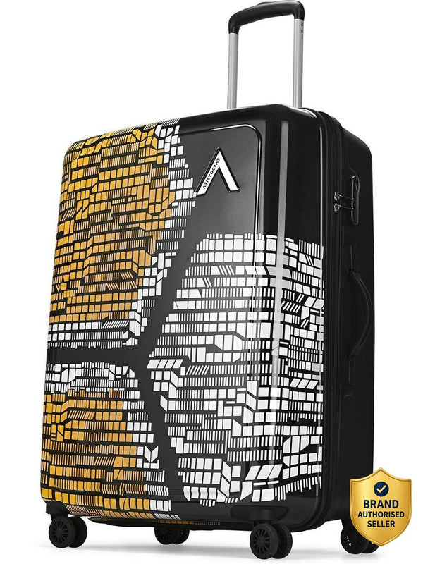 ARISTOCRAT Bruce Check-in Trolley Bag, Hard Luggage, 8-Wheel Suitcase with Combination Lock Check-in Suitcase 8 Wheels - 29 Inch