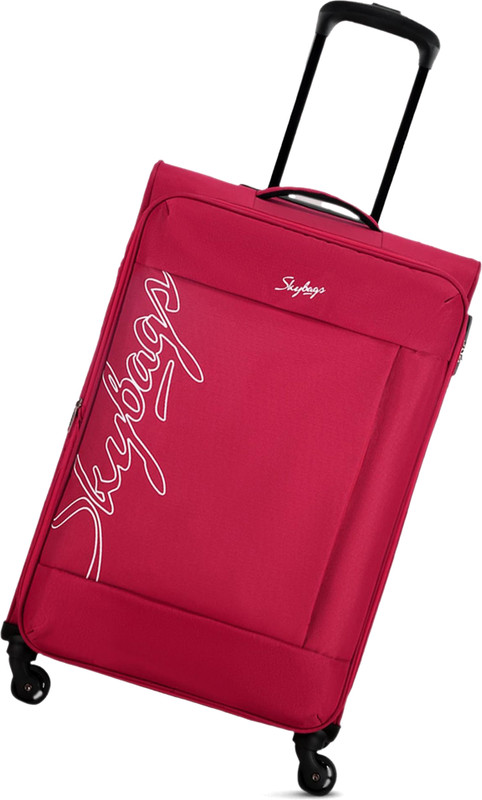 SKYBAGS Polyester Softsided 58 cm Cabin Stylish Luggage Trolley with 4 Wheels|Unisex Cabin Suitcase 4 Wheels - 22 inch