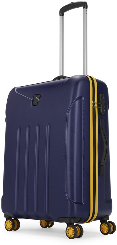 ARISTOCRAT Falcon Pro Polycarbonate | Trolley Bag With Combination Lock Check-in Suitcase 8 Wheels - 26 Inch