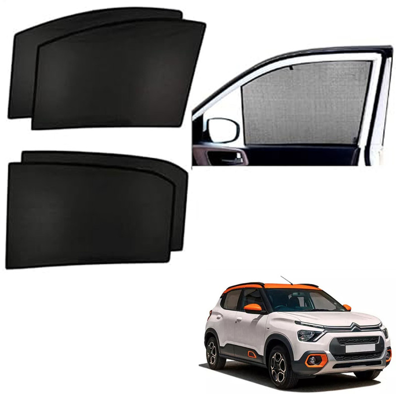 PEEPS STORE Side Window Sun Shade For Citroen C3(Black)