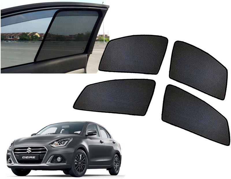 AUTO PEARL Side Window Sun Shade For Maruti Suzuki Swift Dzire(Black)