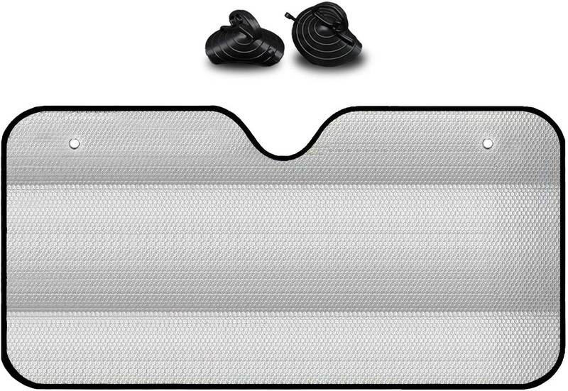 Kingsway Windshield, Dashboard, Rear Window Sun Shade For Universal For Car Universal For Car(Silver)