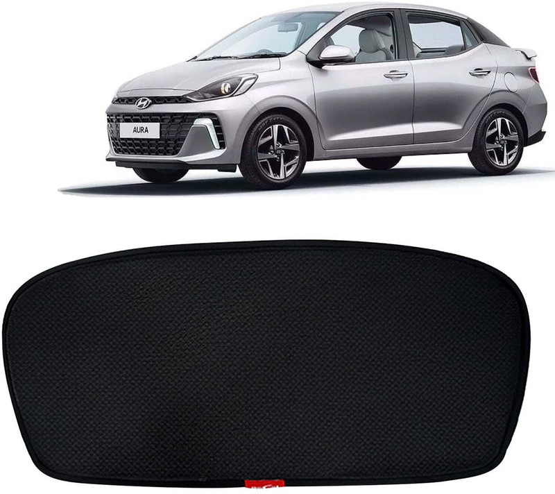 Kingsway Windshield Sun Shade For Hyundai Aura(Black)
