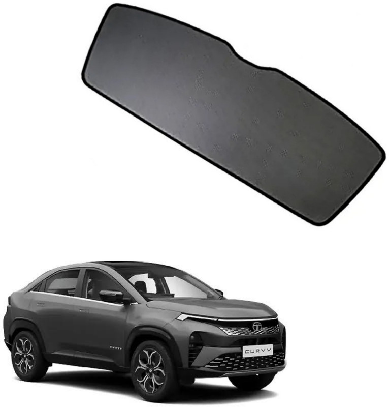 TASAZE Rear Window Sun Shade For Tata Curvv(Black)